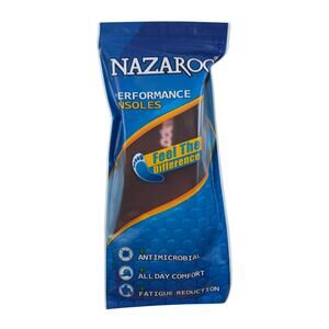 Nazaroo Performance Insoles Men's Size 6 - 6 1/2 Women's 8 - 8 1/2 Unisex